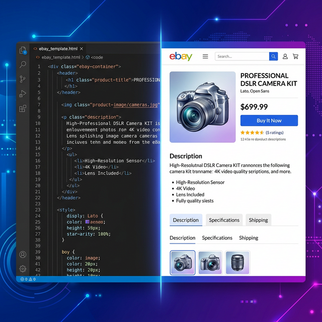 HTML eBay Template Generator – So erstellst du eBay-Vorlagen mit HTML